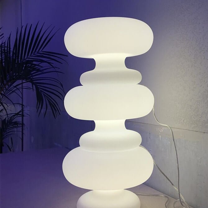 FarkasLuxe | Milchglas Pilz Tischlampe - LICHTZOONE