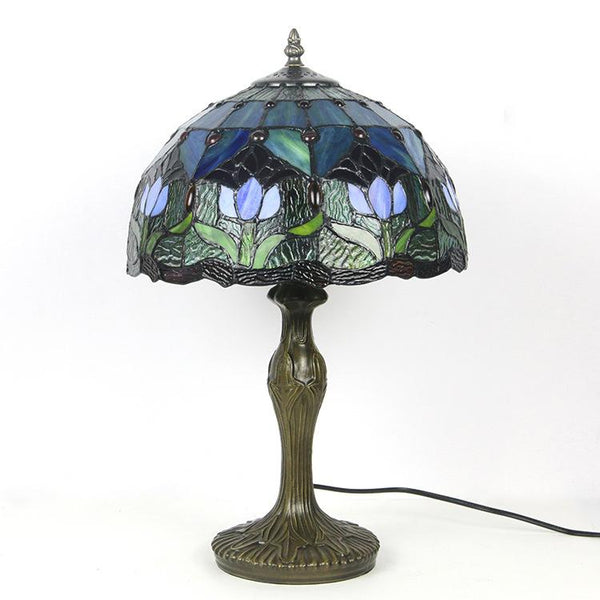 TiffanyElod | Europäische Buntglas - Tischlampe - LICHTZOONE