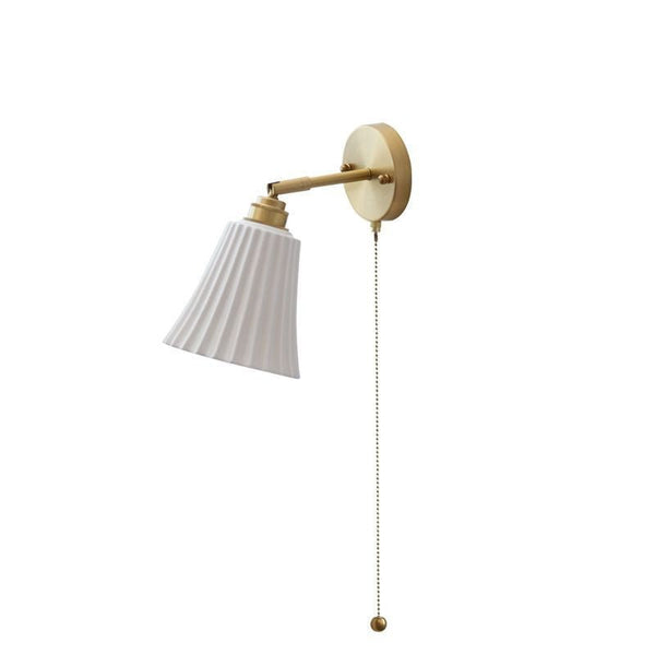 AcsádLume | Wandwandleuchte aus Messing und Keramik - LICHTZOONE