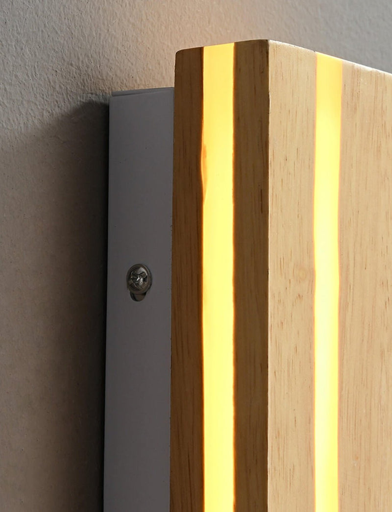 IlekZen | Wandleuchte aus Massivholz - LICHTZOONE