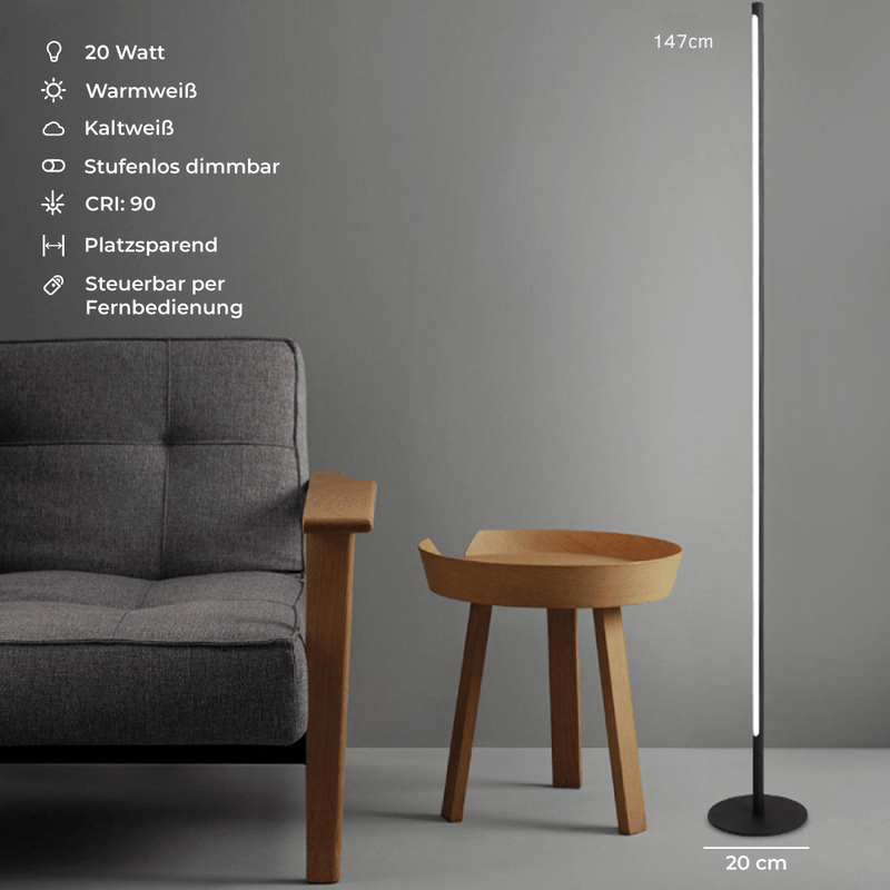 OrynoLux | Moderne LED - Stehleuchte mit dimmbarem - LICHTZOONE