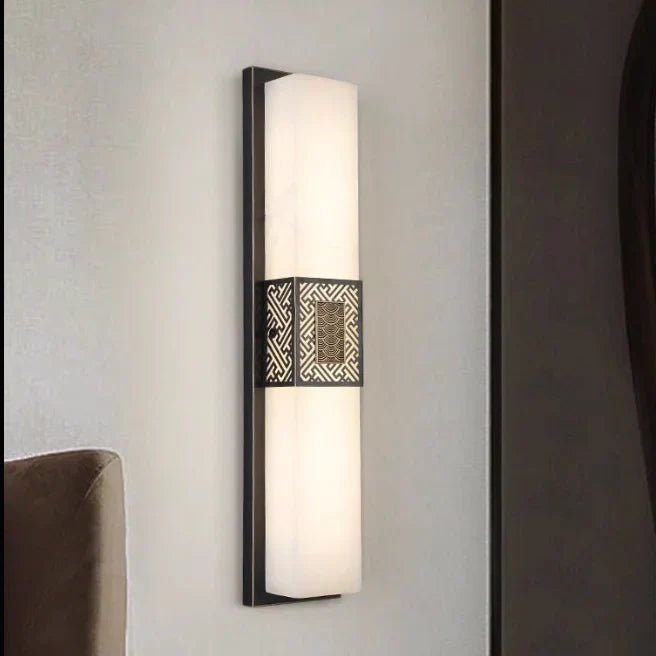 MarbreLuxe | Edle Wandlampe aus Marmor & Messing - LICHTZOONE