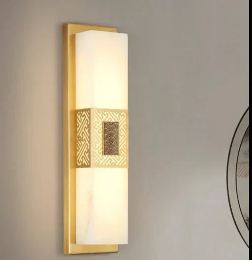 MarbreLuxe | Edle Wandlampe aus Marmor & Messing - LICHTZOONE