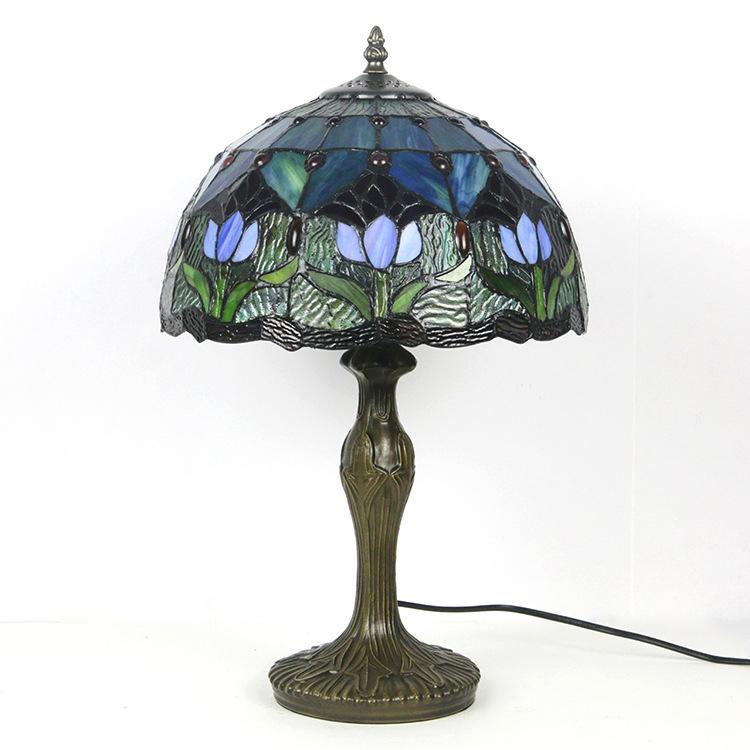 TiffanyElod | Europäische Buntglas - Tischlampe - LICHTZOONE