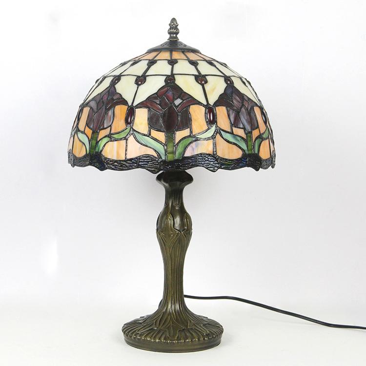 TiffanyElod | Europäische Buntglas - Tischlampe - LICHTZOONE