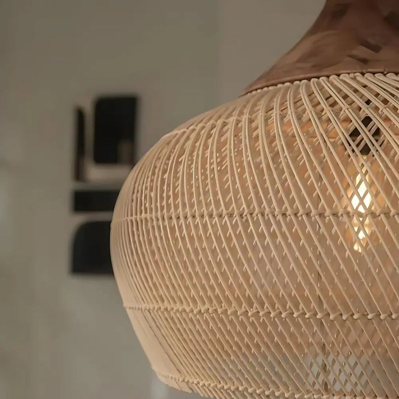 ÉloaneBoho | Handgefertigte Rietenlampe - LICHTZOONE