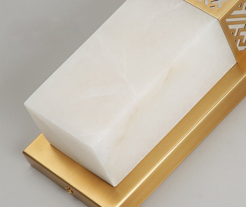 MarbreLuxe | Edle Wandlampe aus Marmor & Messing - LICHTZOONE
