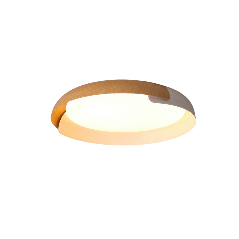 NaturalHorizon | Nordischen Deckenleuchte mit Holzeffekt - LICHTZOONE
