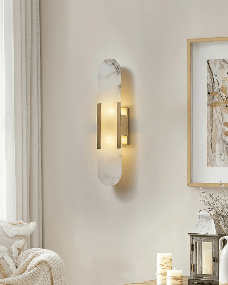 KetelLux | Elegante Marmor LED Wandleuchte - LICHTZOONE
