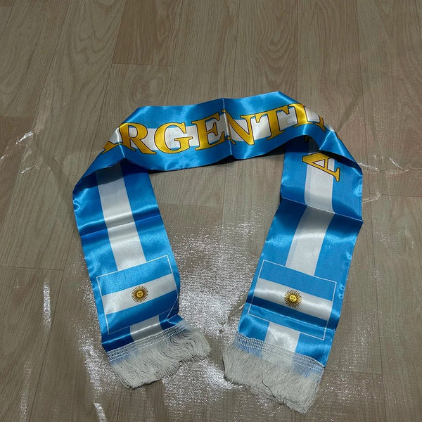 Argentina World Cup Banner Scarf Fan Wear Stadium Display - LICHTZOONE