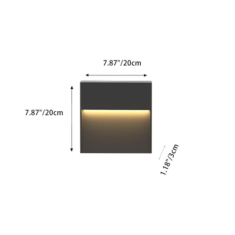 BeseGlow | Quadratisches LED - Wandlicht für den Außenbereich - LICHTZOONE