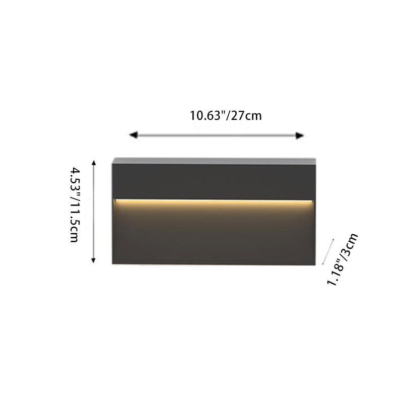BeseGlow | Quadratisches LED - Wandlicht für den Außenbereich - LICHTZOONE