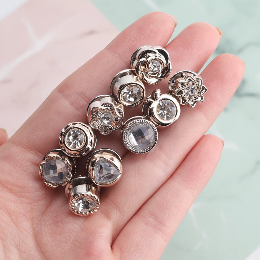 Snap Buttons Metal Clothing Fasteners Secure Button Closure β LICHTZOONE