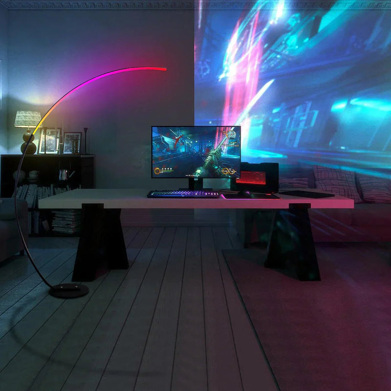 BokenyArc | Stilvolle RGB - Stehlampe - LICHTZOONE