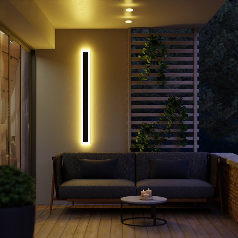 Edgiano | Außenwandleuchte Edelstahl – IP65 Wasserdicht und Dimmbar - LICHTZOONE