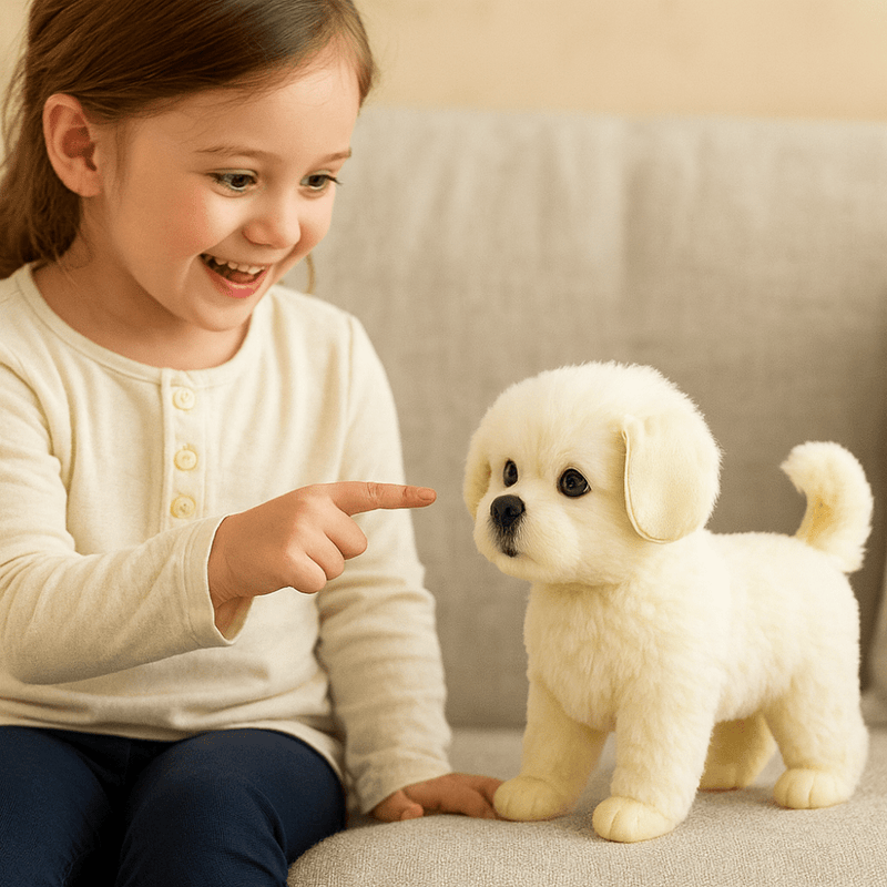 Interactive Puppy Toy Realistic Soft Companion All Ages - LICHTZOONE
