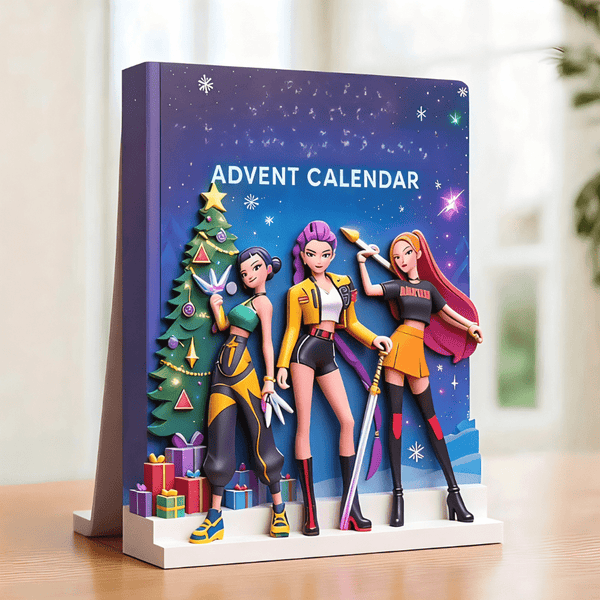 K - Pop Anime Advent Calendar 24 - Day Countdown Surprise Mini Figures - LICHTZOONE
