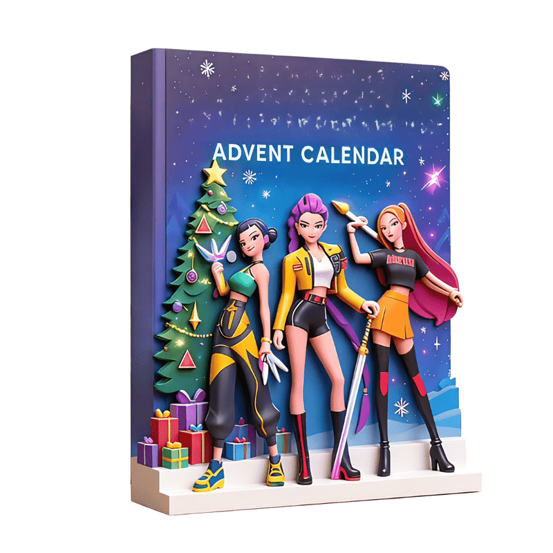 K - Pop Anime Advent Calendar 24 - Day Countdown Surprise Mini Figures - LICHTZOONE