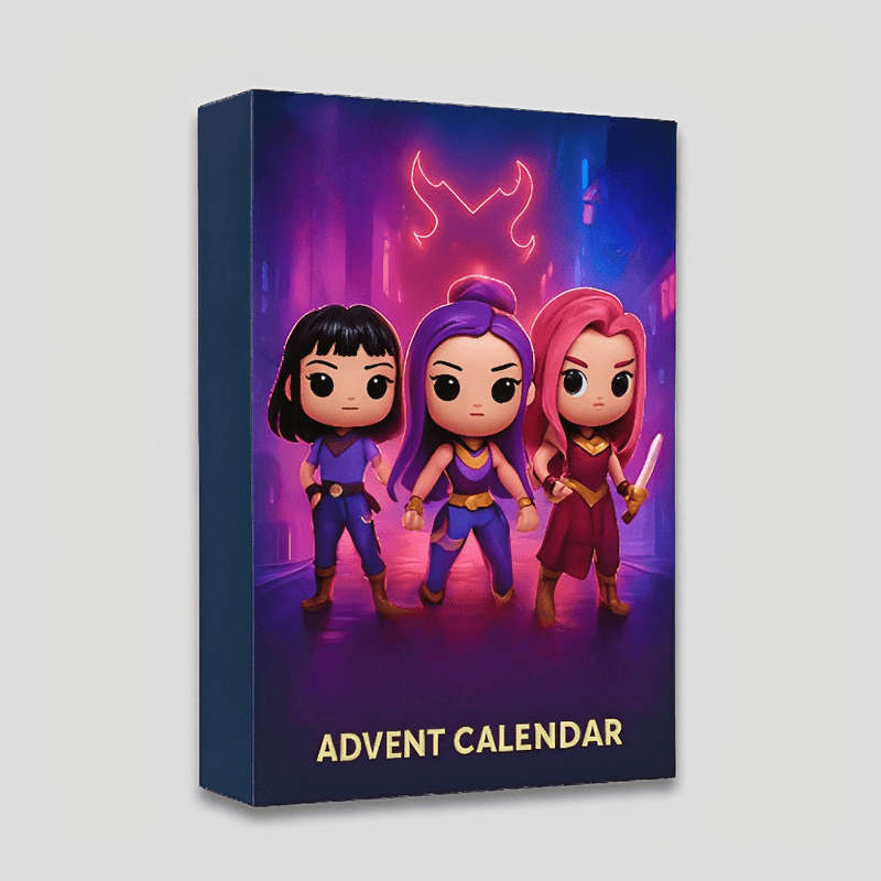 K - Pop Anime Advent Calendar 24 - Day Countdown Surprise Mini Figures - LICHTZOONE