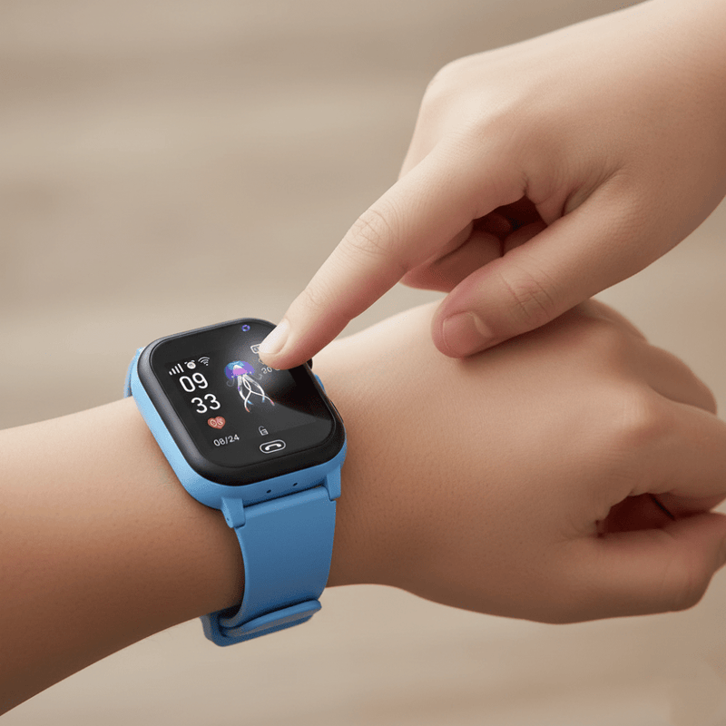 Kids GPS Smartwatch Waterproof 4G Tracker Camera Safety - LICHTZOONE