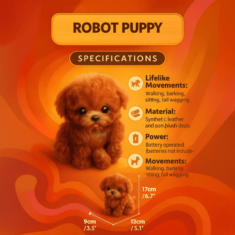 Kids Interactive Robot Dog Toy Realistic Movements - LICHTZOONE