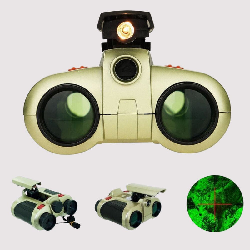 Kids Night Vision Binoculars Lightweight Adventure Toy Exploration - LICHTZOONE