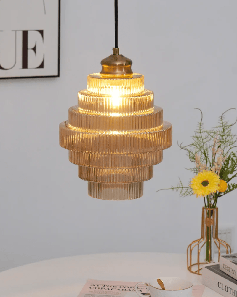 BoldaTier | Geschichtete Glaspendelleuchte - LICHTZOONE