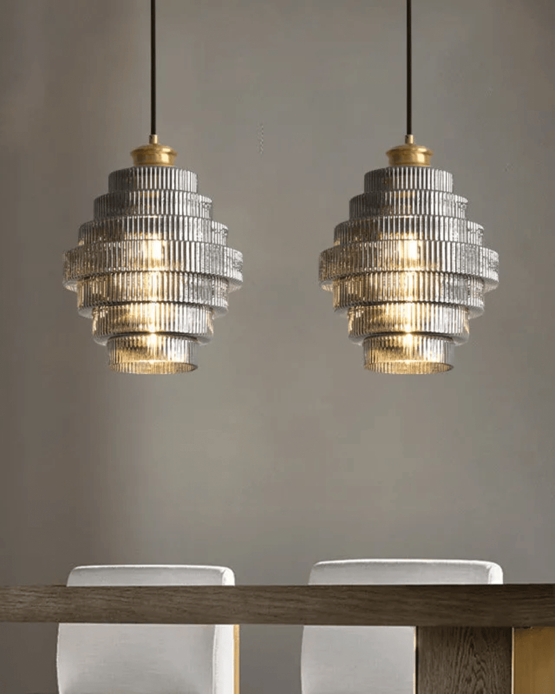 BoldaTier | Geschichtete Glaspendelleuchte - LICHTZOONE