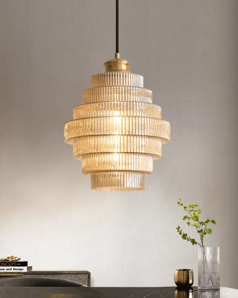 BoldaTier | Geschichtete Glaspendelleuchte - LICHTZOONE