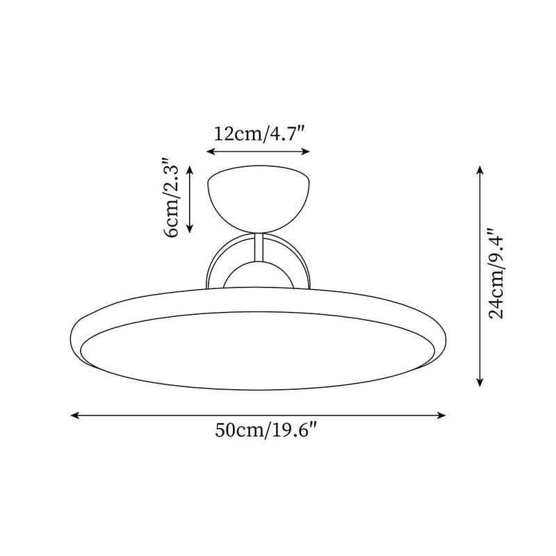 Éloanne | Elegante LED - Deckenleuchte - LICHTZOONE