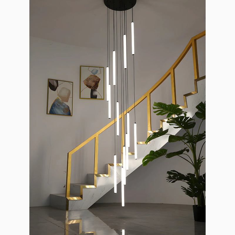 Védrine | Luxuriöse Spiralpendelleuchte - LICHTZOONE