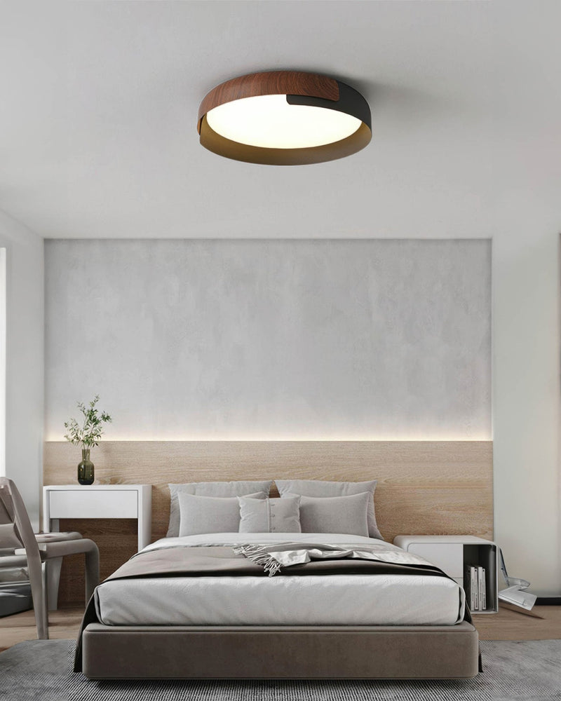 NaturalHorizon | Nordischen Deckenleuchte mit Holzeffekt - LICHTZOONE