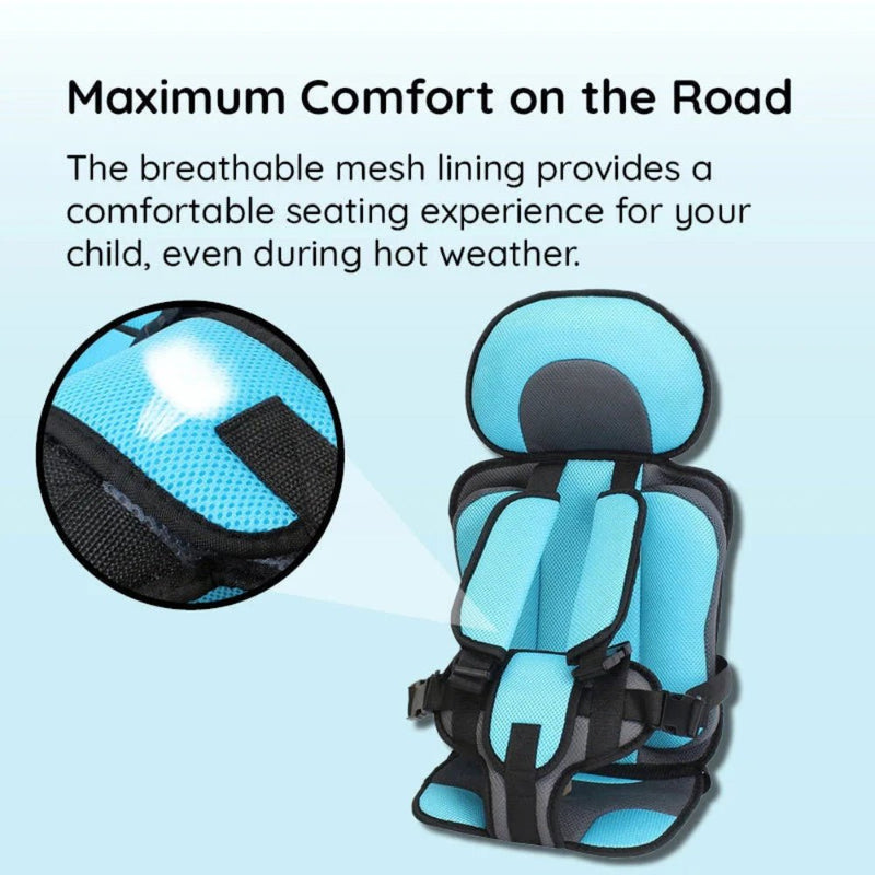 Portable Booster Toddler Car Seat Compact Safety Harness - LICHTZOONE