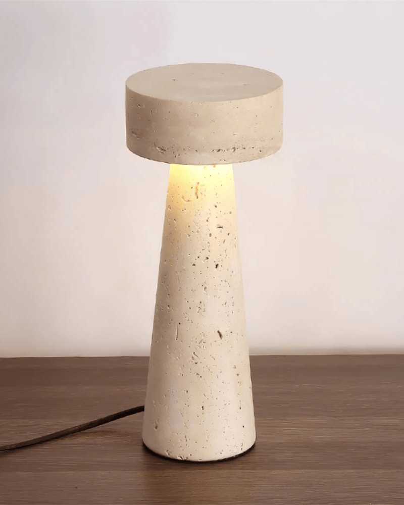 AulusEterna Travertin | Tischlampe - LICHTZOONE