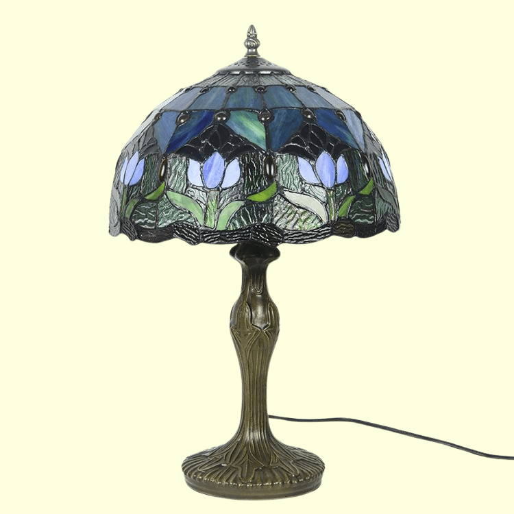 TiffanyElod | Europäische Buntglas - Tischlampe - LICHTZOONE