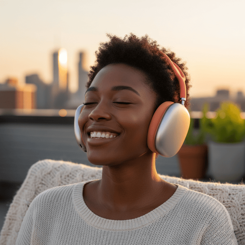 Wireless Noise Cancelling Over Ear Headphones Bluetooth Audio - LICHTZOONE