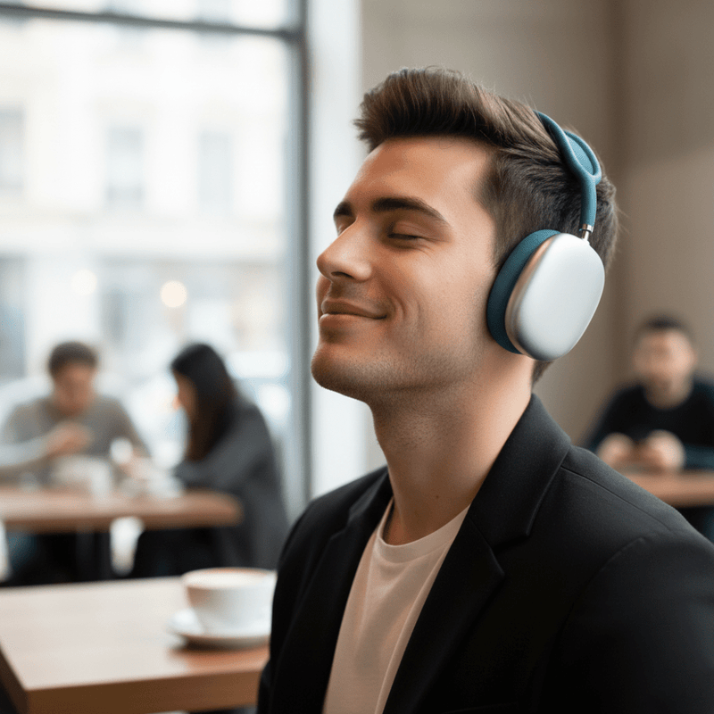 Wireless Noise Cancelling Over Ear Headphones Bluetooth Audio - LICHTZOONE