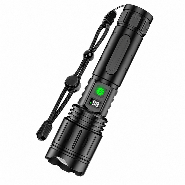 Torcia Tattica Ricaricabile 100000 Lumen LED Impermeabile