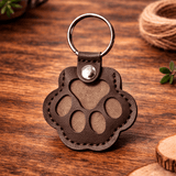 Pet Memorial Keychain Keepsake Paw Print Charm - LICHTZOONE