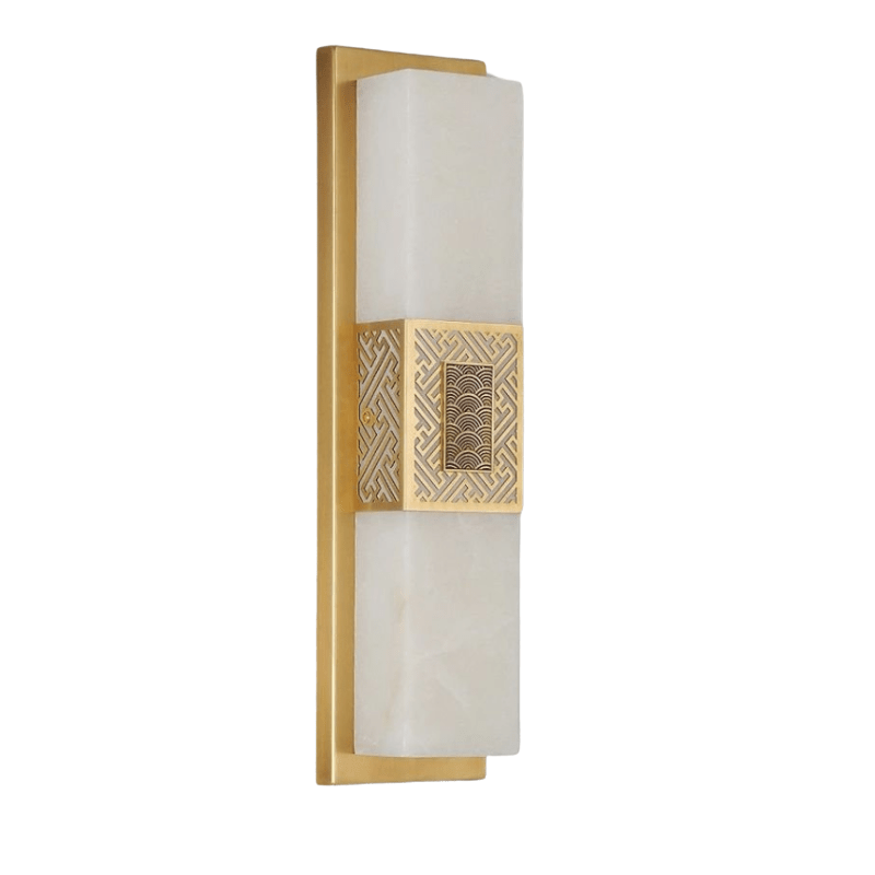 MarbreLuxe | Edle Wandlampe aus Marmor & Messing - LICHTZOONE